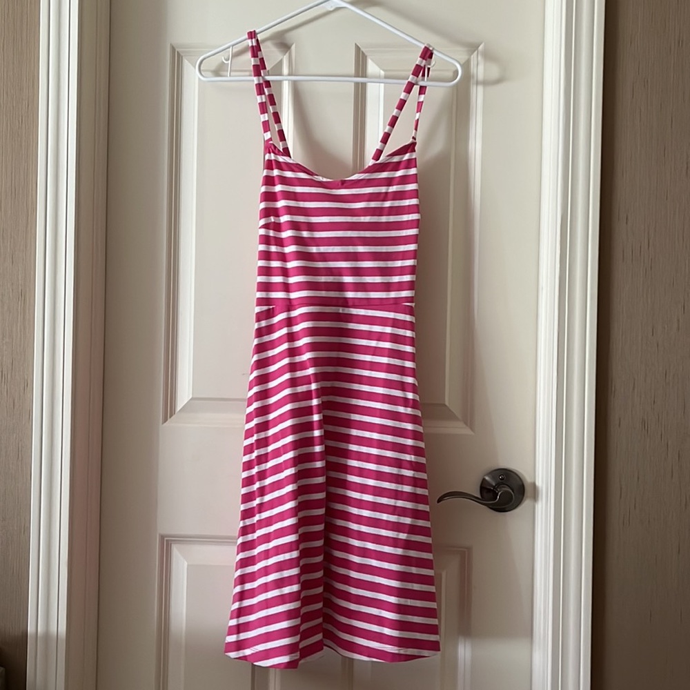 NWT Pink and White stripe dress